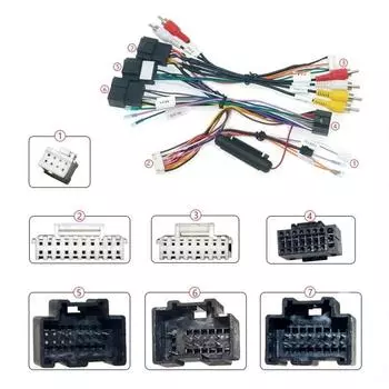 16PIN стерео радио жгут проводов + Canbus для Chevrolet Tahoe GMC Yukon 2007-14