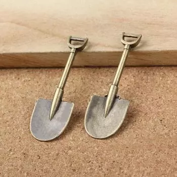 16шт античная бронза лопата кулон DIY браслет ожерелье Шарм ювелирные изделия фурнитура