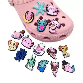 16шт милые животные серии ПВХ подвески для обуви для украшения обуви 16pcs