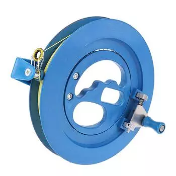 16см ABS пластиковая голубая вьюрка для воздушного змея Практичная намоточная машина для вьюрка для змея с линией 150М