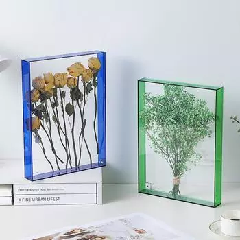 16x21 см рамка для рукоделия, акваскейп, прозрачная акриловая полая фоторамка 16x21cm