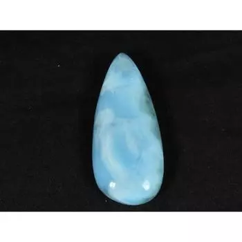 16X40X6ММ Натуральный Голубой Ларимар Кабошон Грушевидной Формы Свободный Драгоценный Камень 35 Карат. LR-28