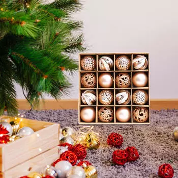 16x елочных шаров, безделушек для праздничных подарков