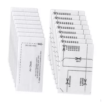 16x комплект фильтров для пылесоса, запасные части для защиты двигателя, простота использования, простота установки, высокая