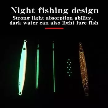 170 г/17 см быстрая раковина с неправильной поверхностью и трещинами, приманка для джиг-приманки, 3D глаза, железная пластина, светящаяся приманка A