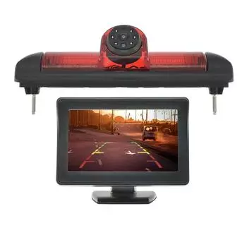 170-градусная камера заднего вида для автомобиля, стоп-сигнал, 4,3-дюймовый монитор для FIAT Ducato, CITROEN Jumper, PEUGEOT Boxer 2006-2015