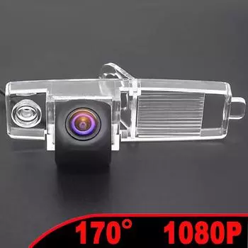 170° HD 1080P AHD Fisheye Автомобильная камера заднего вида заднего вида для Toyota Harrier Lexus RX 300 1997 ~ 2003 CVBS-AHD