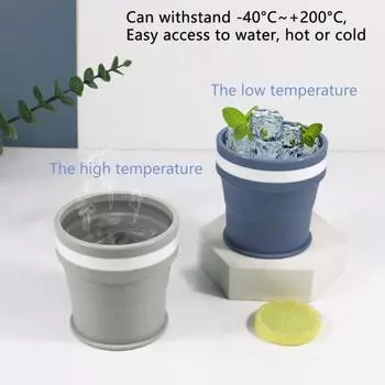 170 мл/270 мл/350 мл чашка для воды складная съемная силиконовая пищевая кружка для напитков хозяйственные принадлежности 350ml фиолетовый