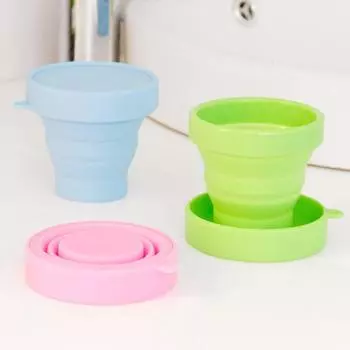 170 мл нержавеющая сталь силиконовые выдвижные складные чашки телескопические складные кофейные чашки для спорта на открытом воздухе дорожная чашка для воды standard