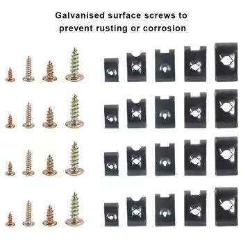 170 шт./набор U-образных гаек, крепеж для приборной панели, набор запасных частей CN