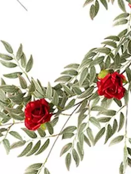 170 см гирлянда из зелени, шелковая искусственная подвесная ива, искусственные листья ивы, лозы для внутреннего декора свадебной вечеринки, украшения сада на открытом воздухе темно-зеленого