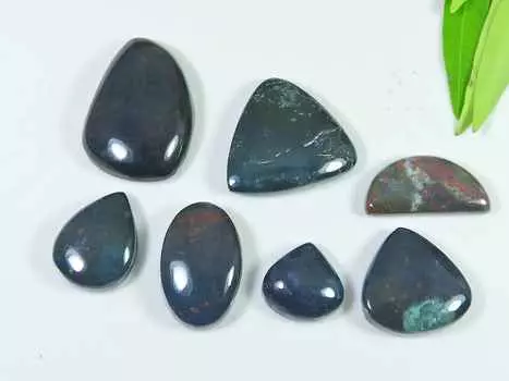 170Cts. Натуральный кроваво-красный микс кабошон драгоценный камень россыпью 7 шт. лот 15-32 мм RQ-2308