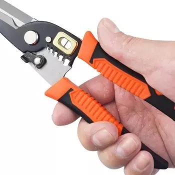 175/185 мм клещи для зачистки проводов кусачки многофункциональные ремонтные ножницы электрические клещи для зачистки и обжима ручной инструмент