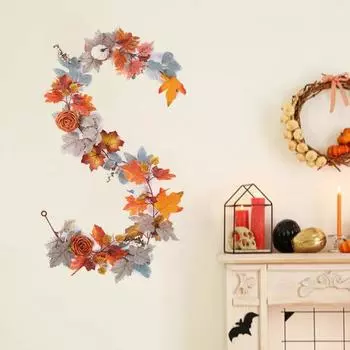 175/200 см искусственный кленовый лист цветочная гирлянда для дома и сада в помещении и на улице настенный искусственный плющ D