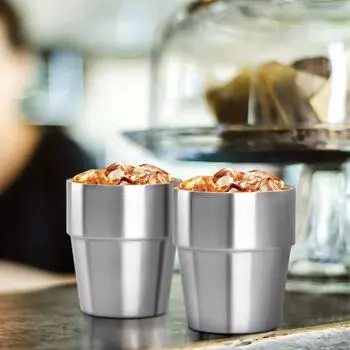 175/300 мл кружка для пива из нержавеющей стали с двойными стенками, переносная, для путешествий, офиса, для питья, для дома, для кухни, аксессуары 175-300ml