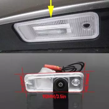 175 градусов 1080P Fisheye автомобильная камера заднего вида для Hyundai Santa Fe IX25 2013 2014 2015~2019 Водонепроницаемая высокого качества hd