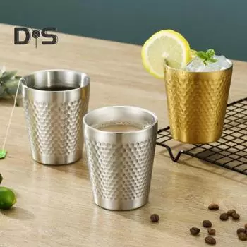 175 мл/300 мл пивная чашка, износостойкая, устойчивая к разрушению кружка для напитков с двойными стенками 5