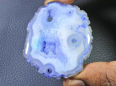 175Cts. Окрашенный друзовый агат, фантазийный лечебный кристалл, драгоценный камень, россыпью, 45X52MM SK-2309