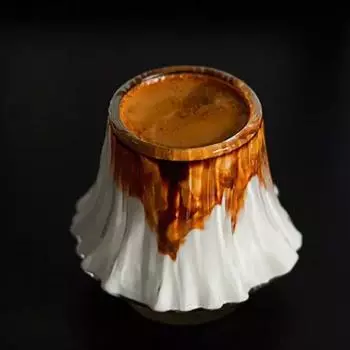 175ML Coffee Mug Aesthetic Retro Heat-Resistant Glass Coffee Mug Cute Cup Espresso & Latte Cup Coffee Bar Accessories 175ML