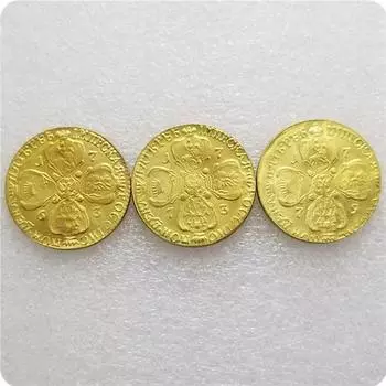 1763,1773,1779 Российский СССР Памятные Коллекционные Сувениры Серебряные Монеты A разноцветный