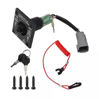 176408 Лодка Выключатель зажигания подвесного мотора 176408 176408 Лодка Выключатель подвесного мотора Лодка