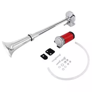 178 дБ супер громкий 12 В одинарный трубный воздушный гудок компрессор для грузовика, лодки, поезда, длительный срок службы, высокое качество и практичность 1 PCS белый