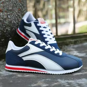 179 spring men s shoes retro running shoes low-top leather lightweight Forrest Gump shoes fashion jogging shoes casual sports shoes 39