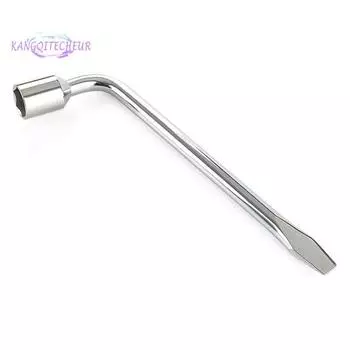 17/19/22/24 мм Шинный ключ с высоким крутящим моментом, нескользящий инструмент для снятия автомобильных шин, высокоуглеродистая сталь, 2-концевой торцевой ключ L-типа, шестигранный ключ, гаечный ключ, инструмент 17mm