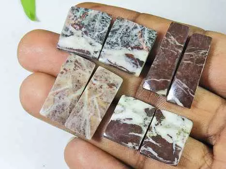 17-26MM натуральный кокосовый яшмовый матч пара кабкохон россыпью драгоценных камней лот 4 пары RQ-3093