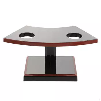 17,5 см х 8 см японский держатель для рулетов с едой, многоразовый сервировочный декоративный лоток для суши, конус 2 Hole