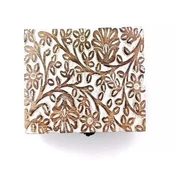 17.78 см деревянная декоративная шкатулка для украшений подарочная коробка ручной работы упаковочная коробка