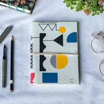 17,78 см. Художественный журнал-дневник ручной работы.