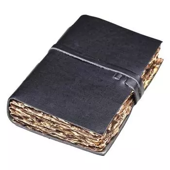 17,78 см кожаный журнал с обожженными краями бумажный блокнот премиум-класса дневник