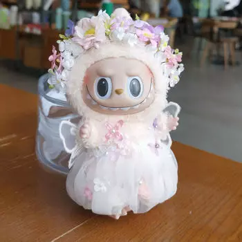 17 Cm Tall Plush Doll Clothes, Photo Props, Accessories for Dolls, Comfortable Dressing, Style B