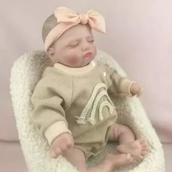 17-дюймовая кукла Levi Rebirth, имитация младенца, 3D-краска для кожи, голова, кукла-ребенок 37cm хаки