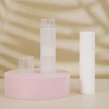 17 г Тюбик с бальзамом для губ и дезодорантом большой емкости - контейнер для блеска для губ, крема Lithospermum и воска для полости рта своими руками 17g белый