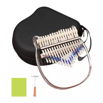 17-клавишное мини-пианино-калимбас с обучающими материалами Small Tune Hammer Thumb Music Owl shape