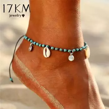 17 км винтажный браслет с каменными бусинами для женщин плетеный браслет с волнами пляжные богемные украшения ручной работы