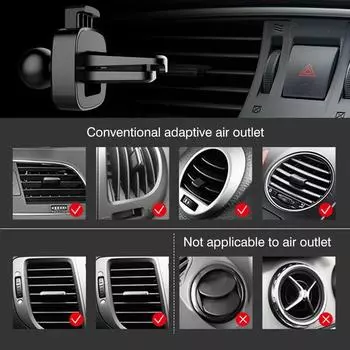 17 мм держатель с шаровой головкой мини-подставка для телефона база приборной панели автомобиля вентиляционный преобразователь крепление противоскользящее автомобильное Ai A7L6 A-One-size