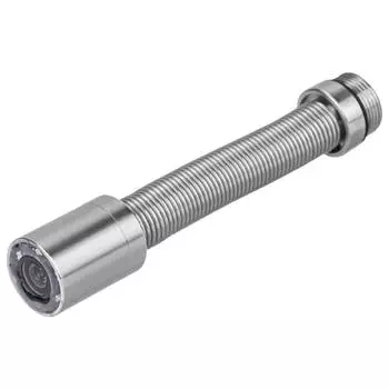 17 мм камера для проверки канализационных труб, водонепроницаемая сменная камера для проверки дренажного трубопровода с серебряный