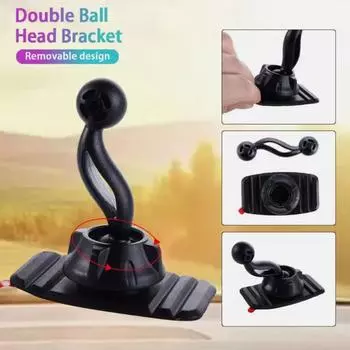 17 мм шаровая головка основание для автомобильного держателя телефона кронштейн клей наклейка основание для приборной панели автомобиля подставка для мобильного телефона поддержка автомобильный аксессуар чёрный