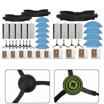 17 шт./27 шт. основная щетка, предотвращающая скручивание, легко устанавливается 17Pcs