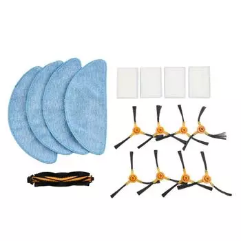 17 шт. Адаптер для робота-пылесоса Kabum Smart 700/500, роликовая боковая щетка, тканевый фильтр, аксессуары для электрического пылеудаления