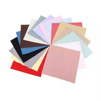 17 шт. хлопчатобумажная стеганая ткань чистый цвет 7,9 дюймов мягкая дышащая лоскутная ткань для рукоделия своими руками