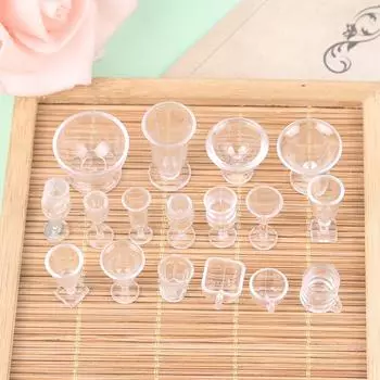 17 шт./лот тарелка чашка блюдо миска столовая посуда набор кукольный домик миниатюрная игрушка кукольная еда onesize