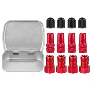 17 шт. медный велосипедный клапан адаптер комплект велосипедный насос адаптер комплект насос для накачивания клапан адаптер Sv Av Dv