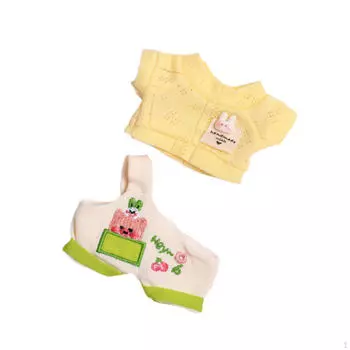 17 см комплект одежды для кукол, наряды для девочек, косплей, очаровательный милый костюм для кукол 15 см Yellow