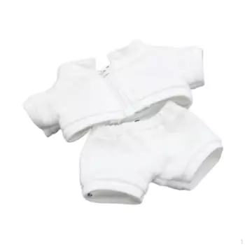 17 см комплект одежды подвеска наряды создайте свое собственное очаровательное украшение топ и брюки ручной работы повседневная одежда синий