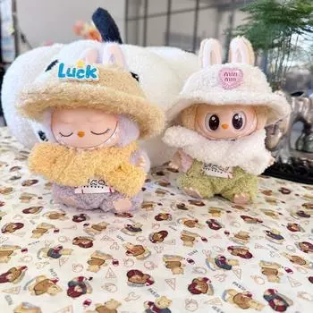 17 см кукла Лабубу одежда наряд аксессуары для Кореи Kpop Exo Labubu Idol V1 V2 юбка свитер одежда подарок No doll