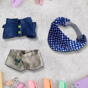 17 см кукольная одежда комплект наряды детский подарок мода фото реквизит ручная работа мягкие игрушки